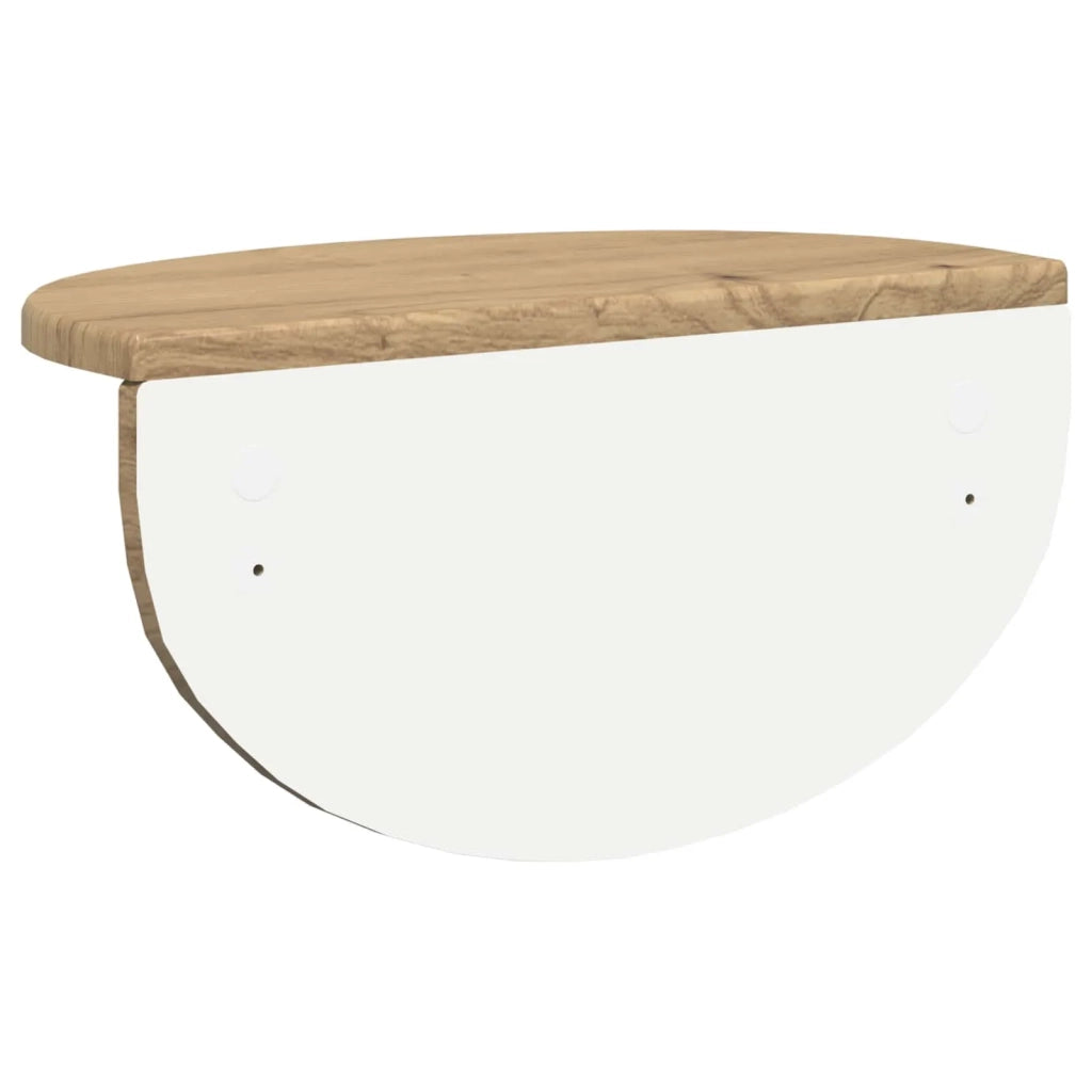 Scaffale da parete Rovere artigianale 38 x 19 x 19 cm 891426