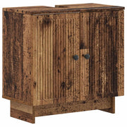 Armadio per Lavabo da Bagno EDE Legno antico 895913