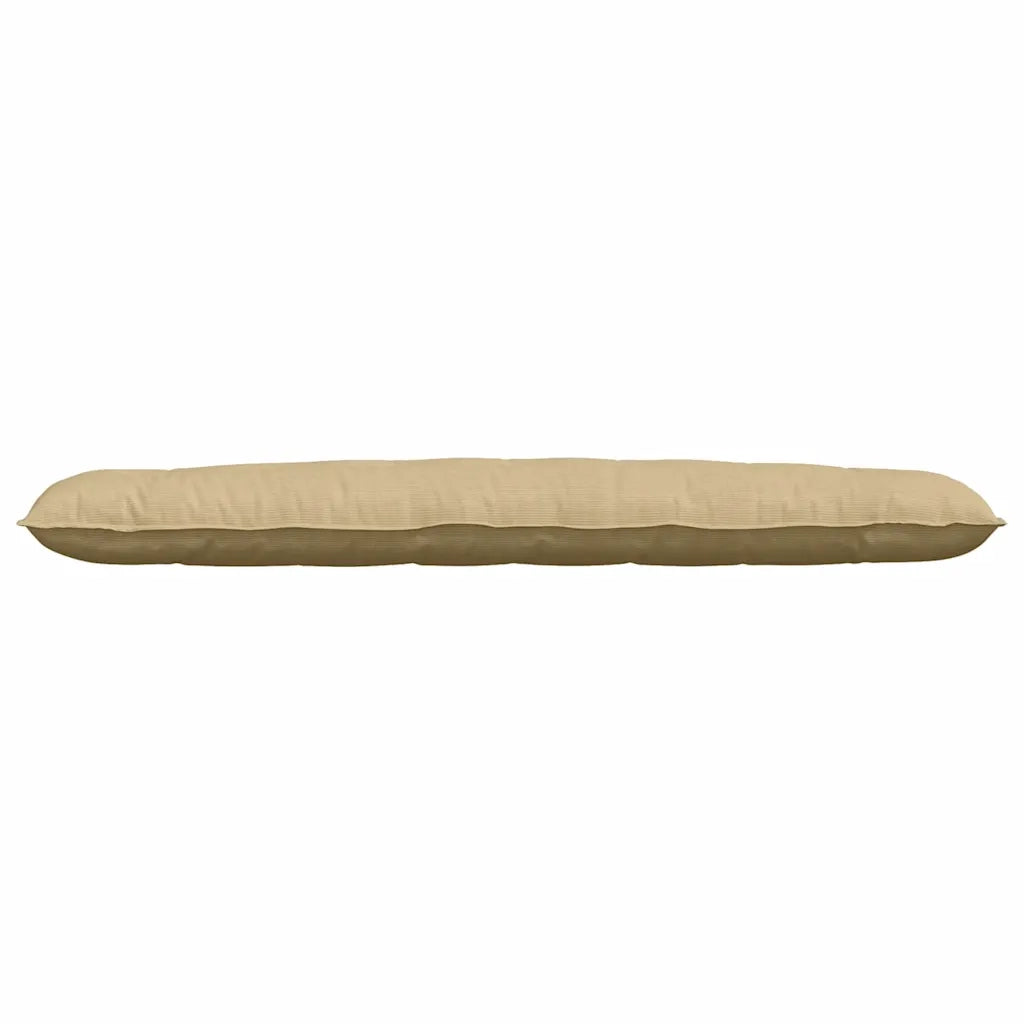 Cuscino per Schiena Grigio Verde 200 x 50 cm Tessuto in Cords 42014998