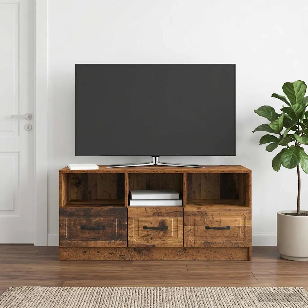 Mobile TV Legno antico 102 x 34,5 x 47 cm Legno ingegnerizzato 895833
