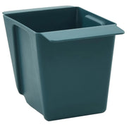 Fioriere | Cassetta per fiori | Vaso per Euro pallet 24 pz Verde 13,5 x 9 x 9,5 cm