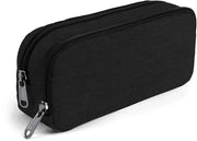 Etui con 2 compartimenti e grande capacità, borsa per ufficio e scuola, tasca per matite, borsa portatile per attrezzature da ufficio