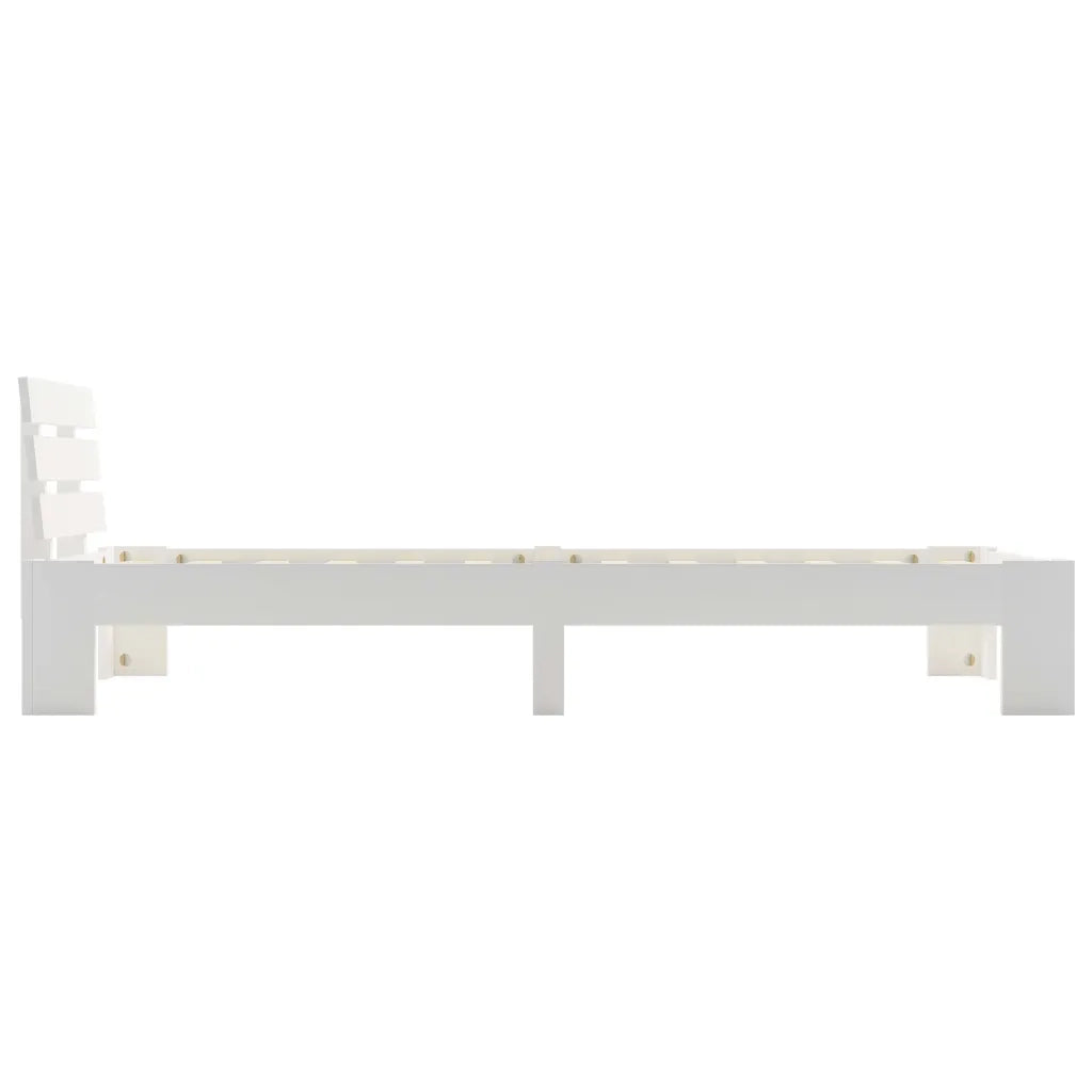 Dormeuse Estraibile senza Materasso Bianca Legno Pino 90x200 cm 283154