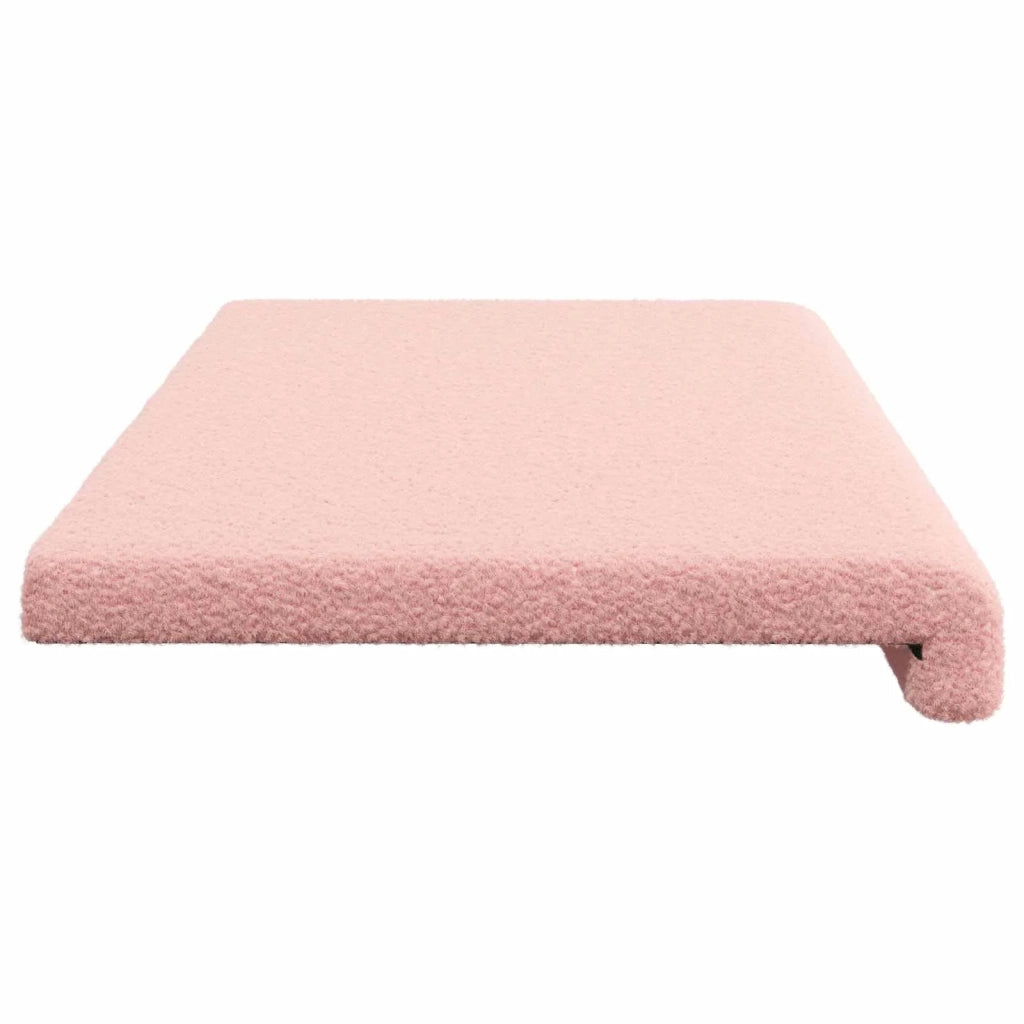 Cuscino per panchina Tessuto Sherpa Rosa Profondità 35 cm 42043382