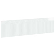 Testiera da Muro ALKMAAR Bianco Lucido Legno ingegnerizzato 896269