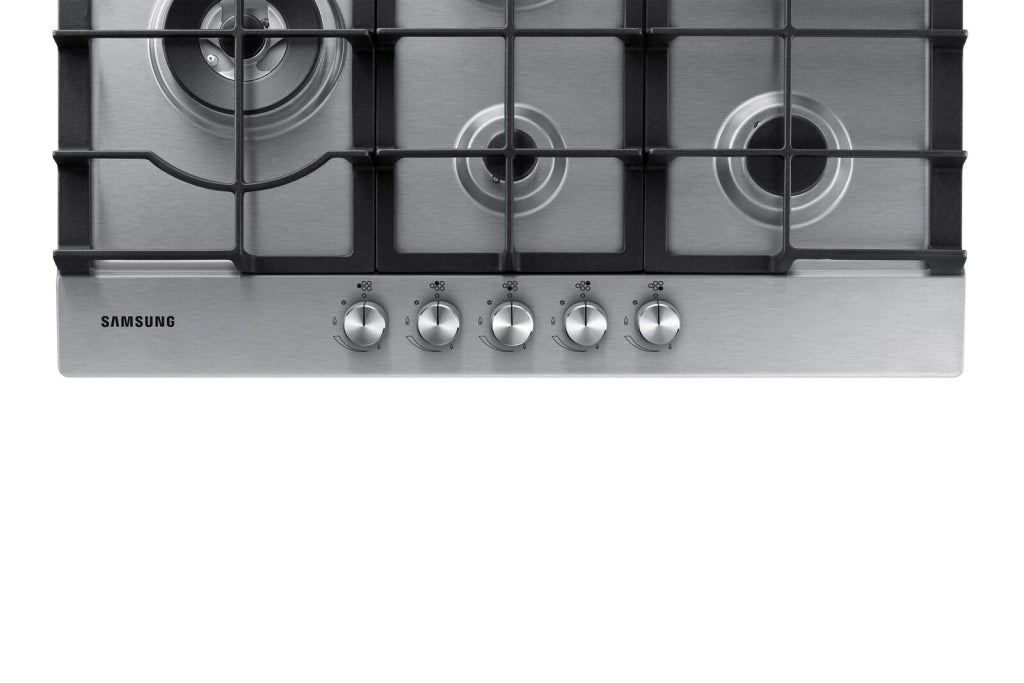 Samsung NA75J3030AS piano cottura Acciaio inox Da incasso Gas 5 Fornello(i)
