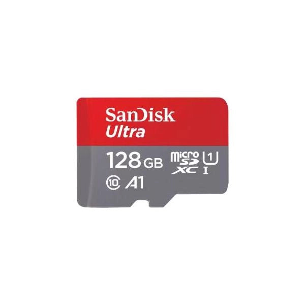Sandisk ultra microsd 128gb c10 uhs-i sdxc 80mb/s - SDSQUAB-128G-GN6MA