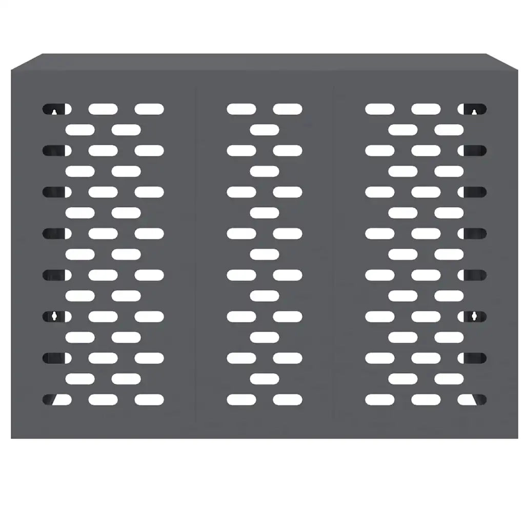 vidaXL Copertura per condizionatore d'aria Antracite 110 x 50 x 80 cm