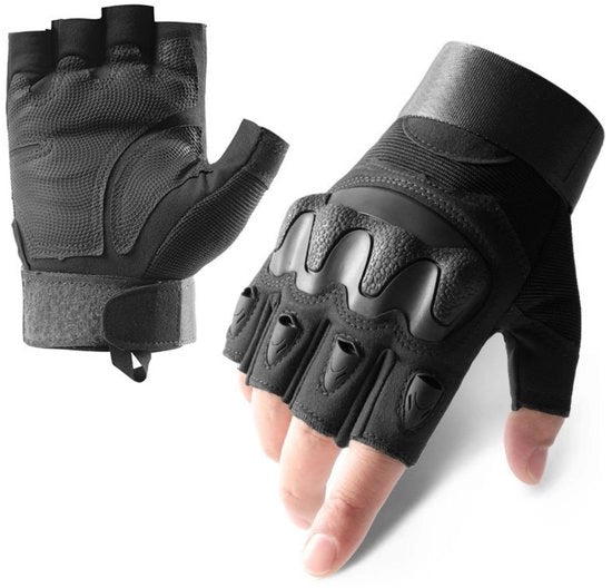 Maniche tattiche da outdoor per uomini e donne - Maniche senza dita - Maniche da bicicletta da outdoor - Adatte per sport all'aperto, motocicletta, bicicletta, allenamento, fucili di aria compressa, tiro, caccia, escursioni - Dimensione XL