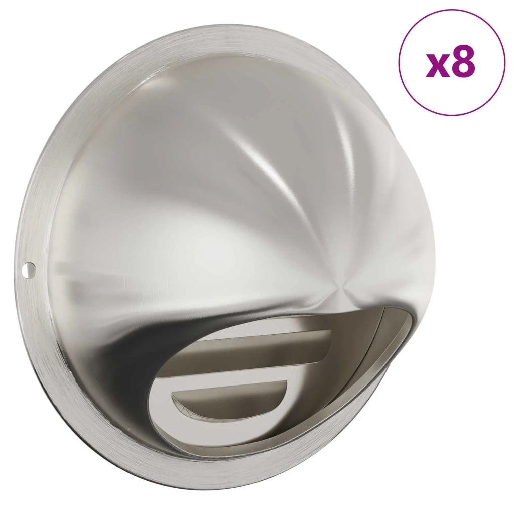 Coperture per ventilazione d'aria 8 pz Argento 80 mm CFW8781147