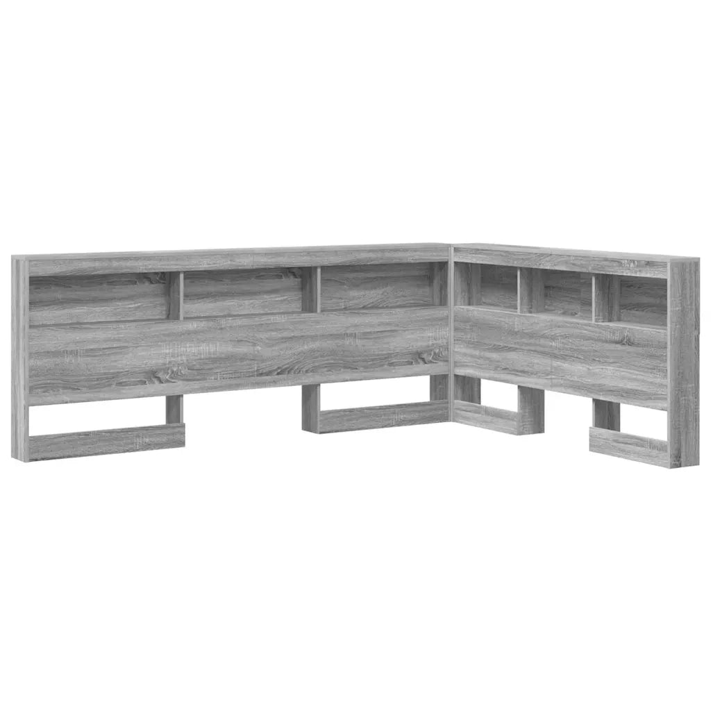 vidaXL Testata contenitore Grigio sonoma 150 cm Legno multistrato