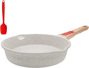 Piatto antiaderente da 20 cm - padella smaltata - bianca