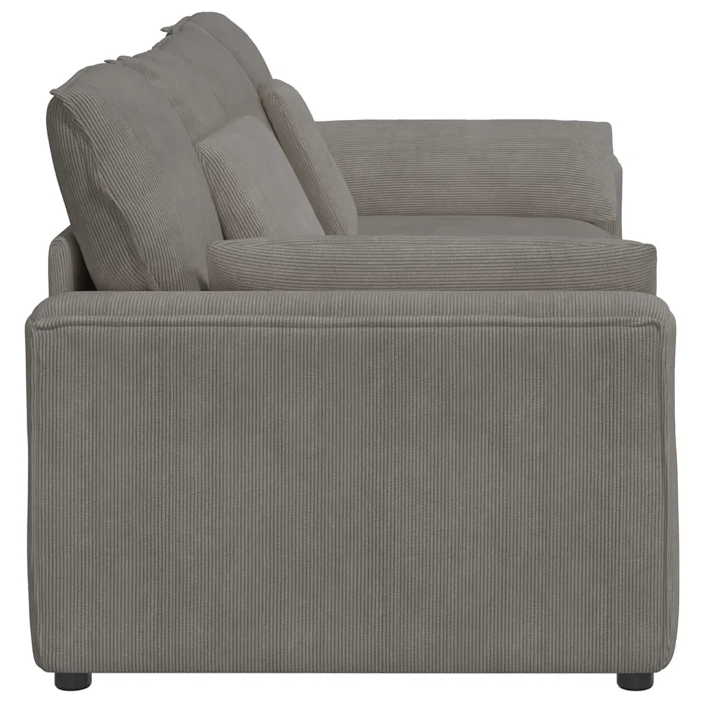 Divano Modulare con Cuscini Grigio Chiaro 3321137