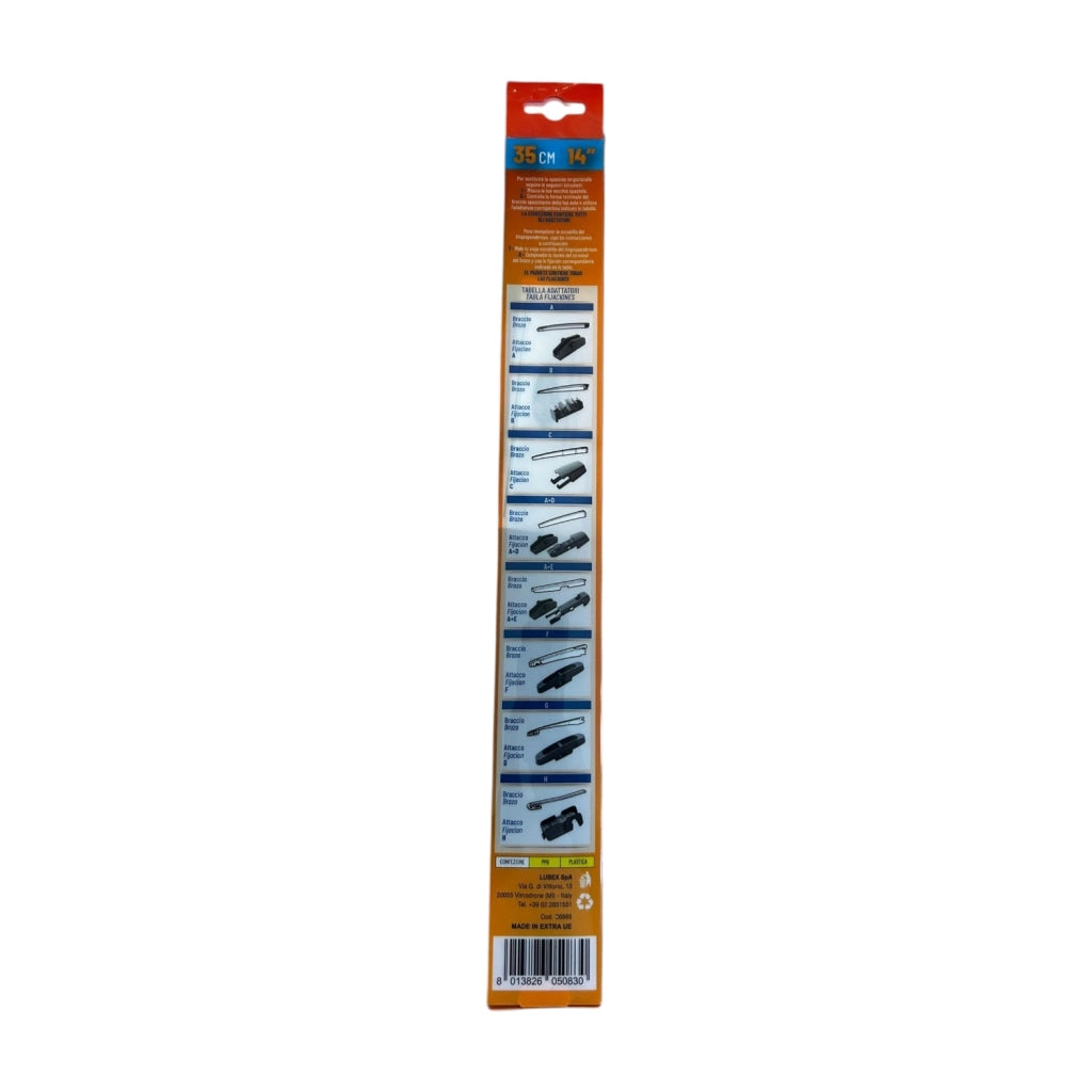 SPAZZOLA TERGICRISTALLO UNIVERSALE POSTERIORE 35CM 14"