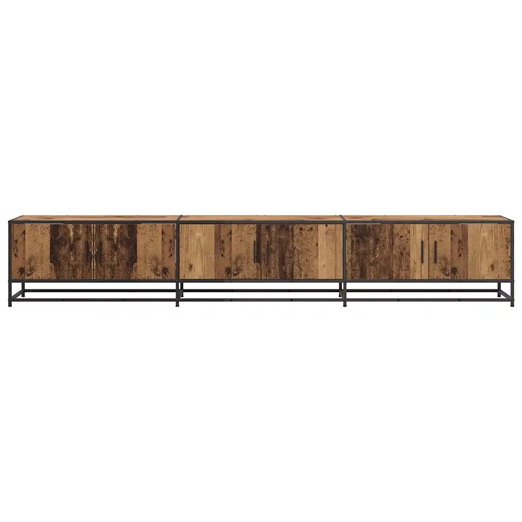 vidaXL Mobile TV Legno vecchio 240 x 35 x 41 cm Legno multistrato