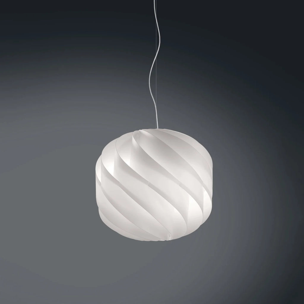 Sospensione Moderna Globe Polilux ® Bianco E Metallo Cromo 1 Luce E14