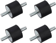Supporti in gomma M10 40*30 - Supporti antivibrazioni - Dampened - Isolatori di vibrazione - Supporti d'assorbimento vibrazione - Facili da installare