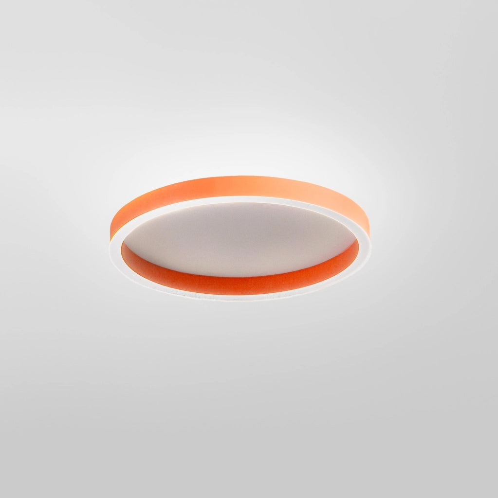 AELA P/P Lampada a soffitto LED 36W Biemissione 1800-1900lm 3000K/4000K Alluminio Arancio Bruciato Dimmerabile Taglio di Fase - Gealux