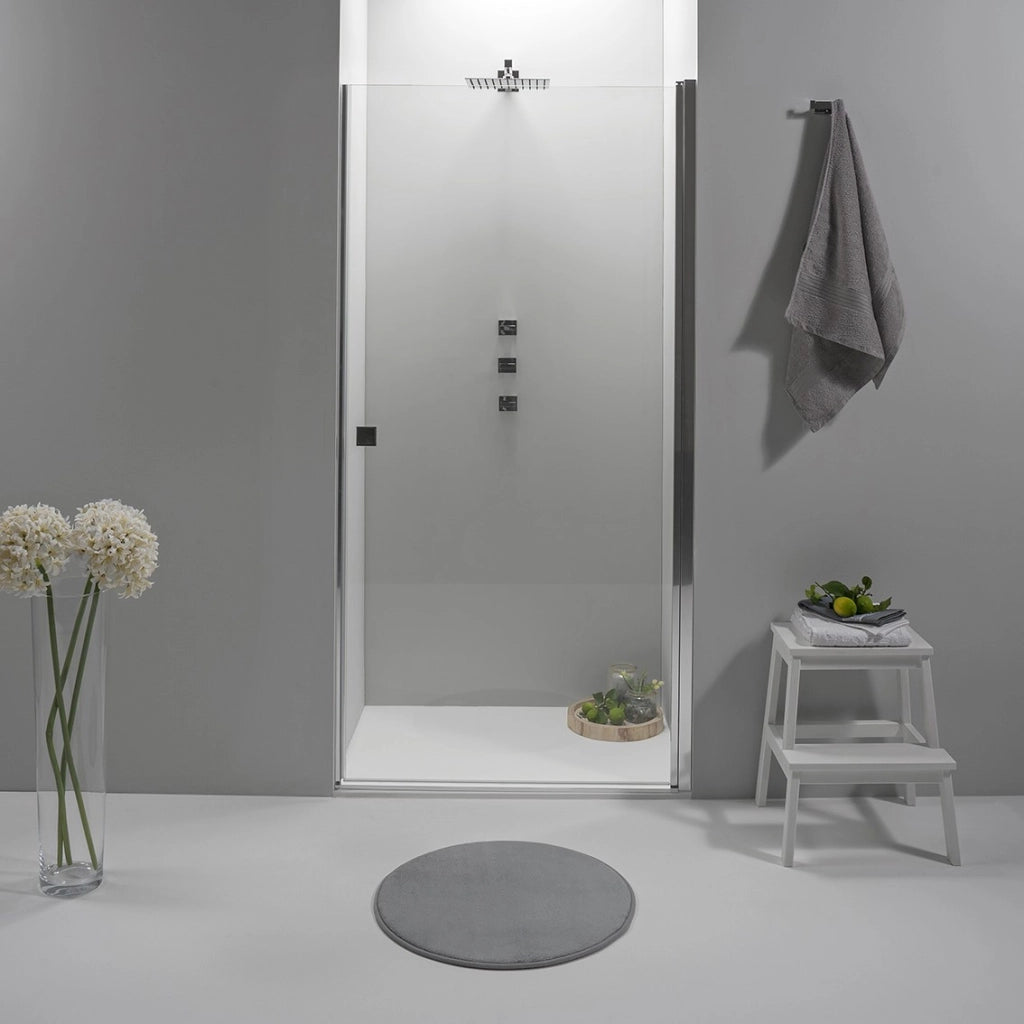 PORTA DOCCIA NICCHIA ELITE 80 CM BATTENTE TRASPARENTE