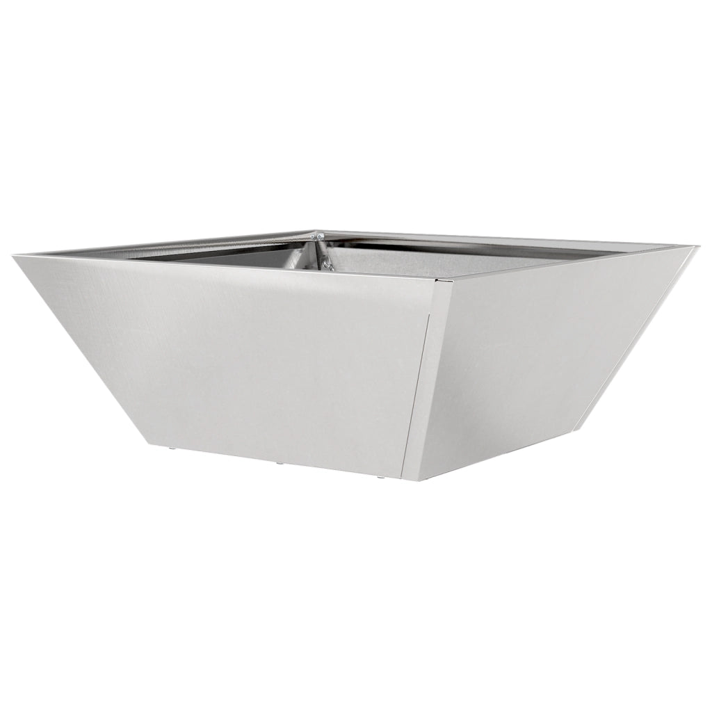 Vaso in Metallo Acciaio Inossidabile 40 x 40 x 15 cm