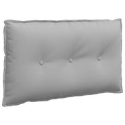 Cuscino per Schiena | Cuscino dorsale Grigio Nuvola 80 x 19 x 50 cm Tessuto