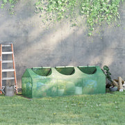 Mini serra da giardino in acciaio 180 x 60 x 60 cm