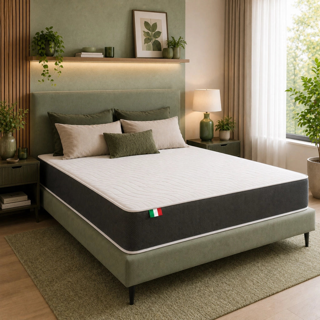 COMFY LINE Materasso King Size 180X200 Cm Memory Alto 30 ESSENTIAL