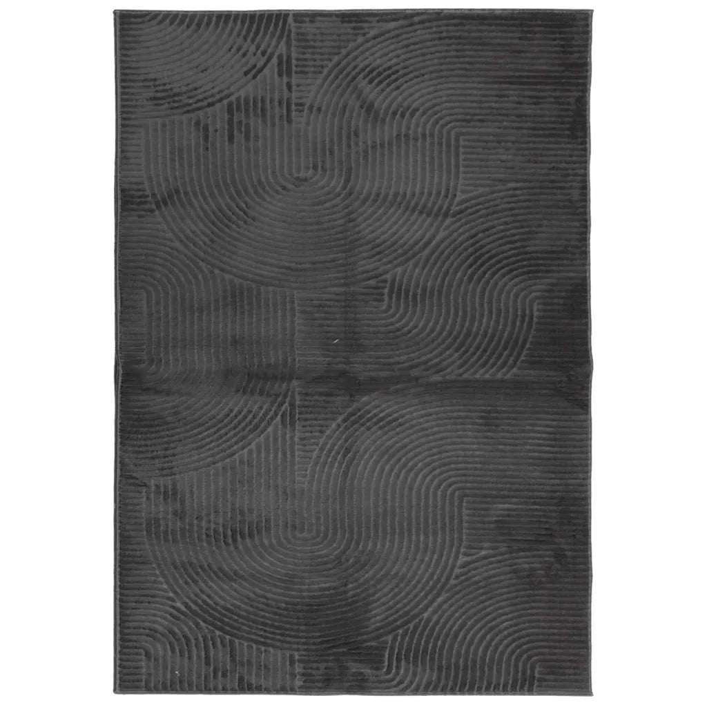 vidaXL Tappeto IZA a Pelo Corto Aspetto Scandinavo antracite 160x230cm