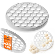KADAX Pierożnica na pierogi średnica 24cm biała <5