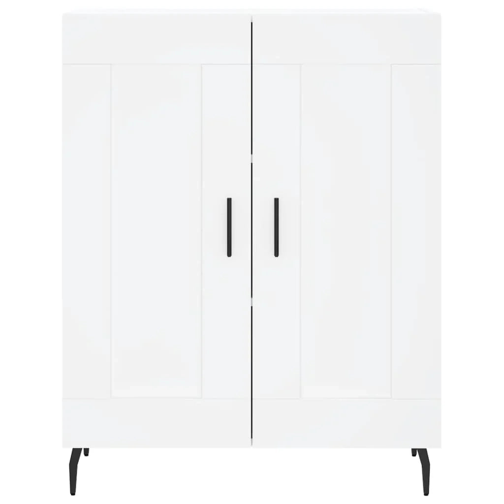 Buffet credenza cassettiera mobiletto mobile contenitore organizer per cucina soggiorno salotto 69,5 x 34 x 90 cm legno ingegnerizzato bianco 02_0030462