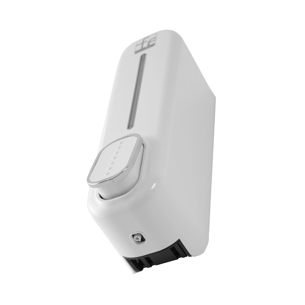 Dispenser sapone liquido a muro bianco da 350 ml con fissaggi inclusi
