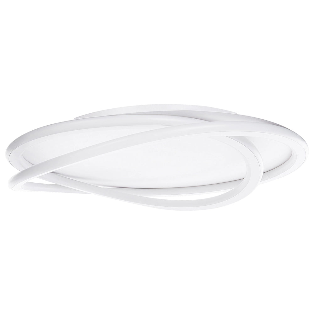 Lampada da soffitto Forma rotonda con paralume acrilico bianco per l'illuminazione d'accento di design della stanza