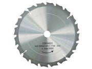 DISCO LAMA CIRCOLARE WIDIA DENTATURA ALTERNATA  ø mm.300 foro 30 denti 20 sp.mm.2,2    EXCEL