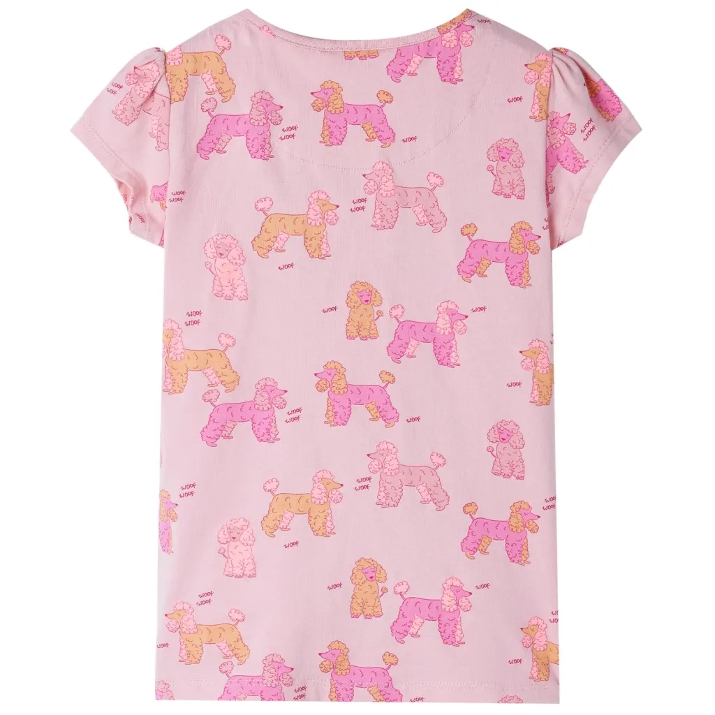 Pigiama da Bambina a Maniche Corte Rosa Chiaro 92 CFW1568815