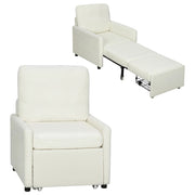Poltrona letto con contenitore ¨C Zephmum ¨C Cr¨¨me 72x85.5x91 cm