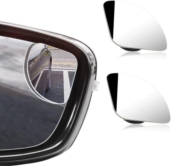 Specchio di sicurezza per auto a 12 facce - 360 gradi girevole e regolabile