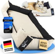 Honden letto robusto per cani grandi e piccoli, idoneo per cuccioli e anziani - letto per cani, panca per cani, cuscino - colore scelta tra chiaro e scuro - dimensioni medio-grandi, imbottito - scegli la tua dimensione