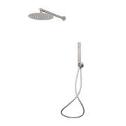Set doccia completo di soffione tondo diametro 25 cm e set doccetta KZ-1005-2 PERU - Satinato