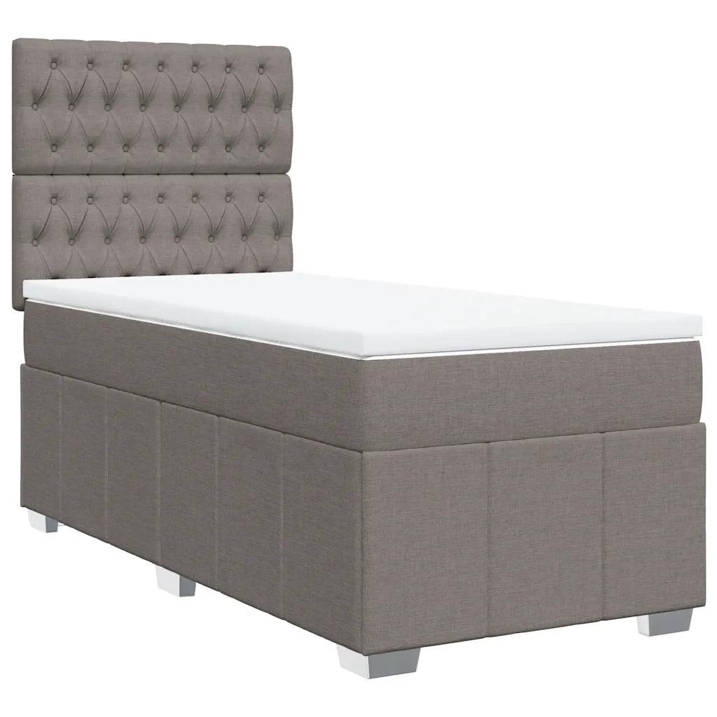 Giroletto a Molle con Materasso Tortora 80x200 cm inTessuto 3293806