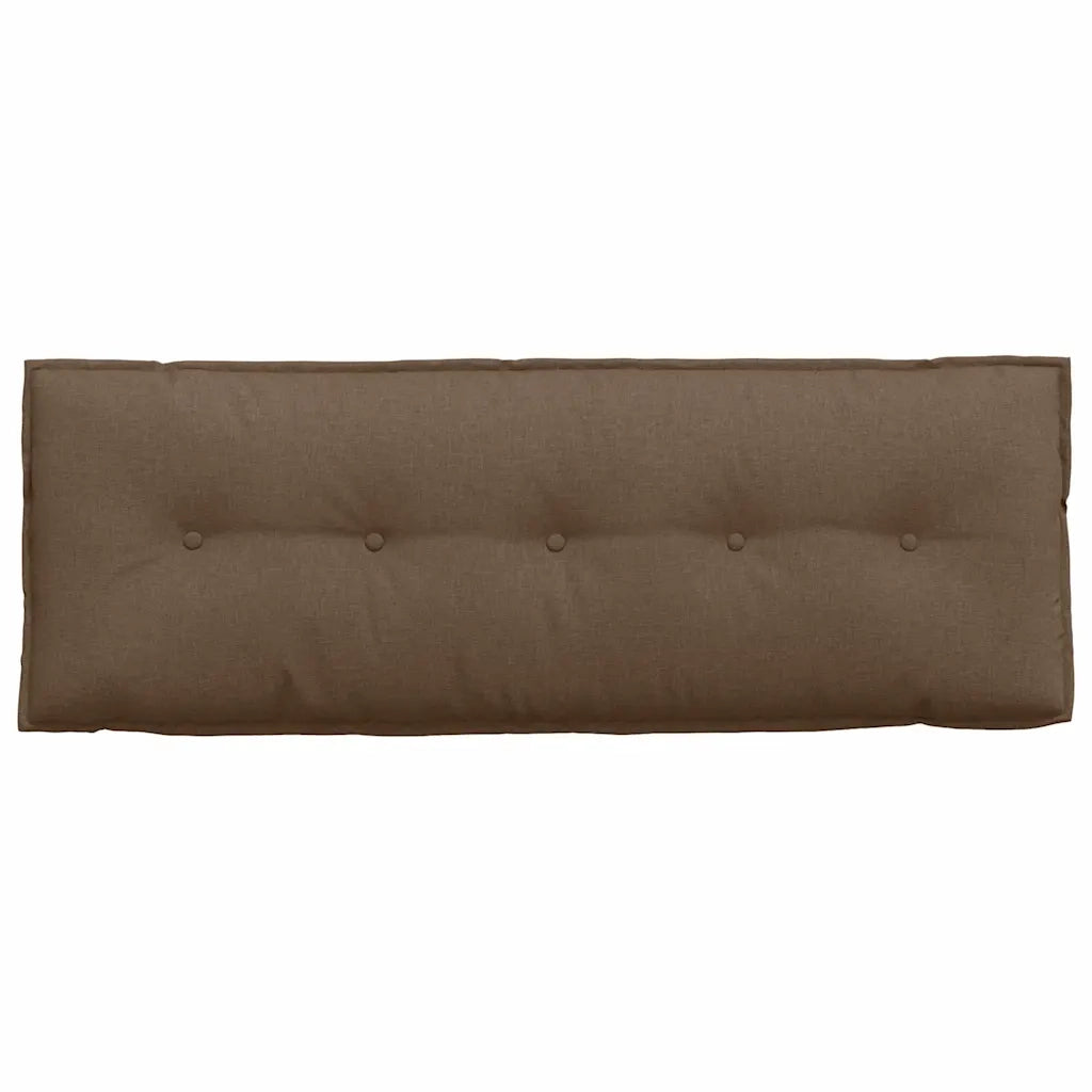 Cuscino per Schiena Marrone 140 x 19 x 50 cm Tessuto