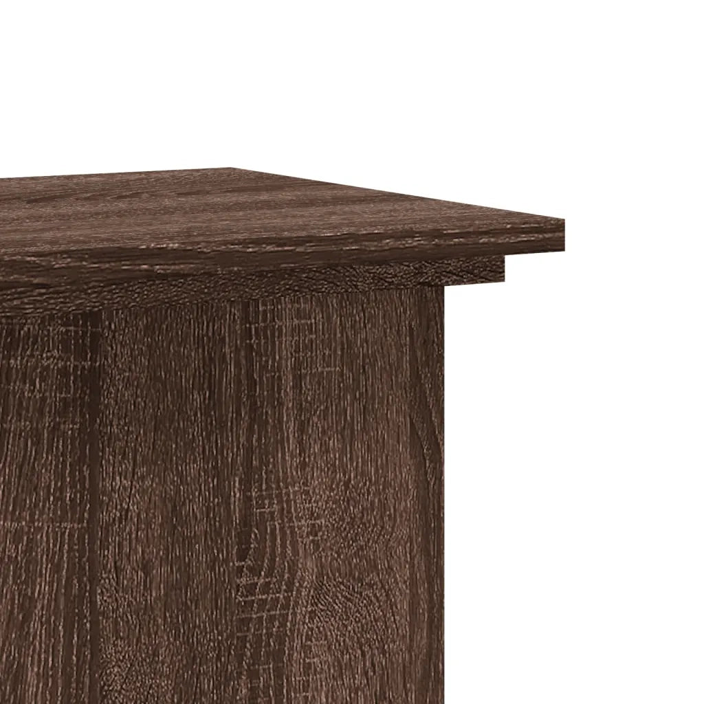 Supporto per piante | Sostegno per piante Rovere Marrone 33x33x100 cm in Truciolato