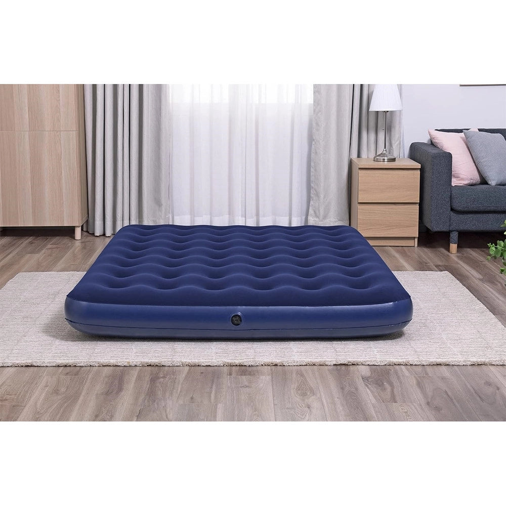 Trade Shop - Materasso Gonfiabile Matrimoniale Da Campeggio Da 203 X 152 X 22cm Per 2 Persone 67003 -