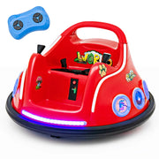 Autoscontro elettrica 73 x 73 x 43 cm telecomando a 360° doppio comando moderno plastica rossa 20_0010422
