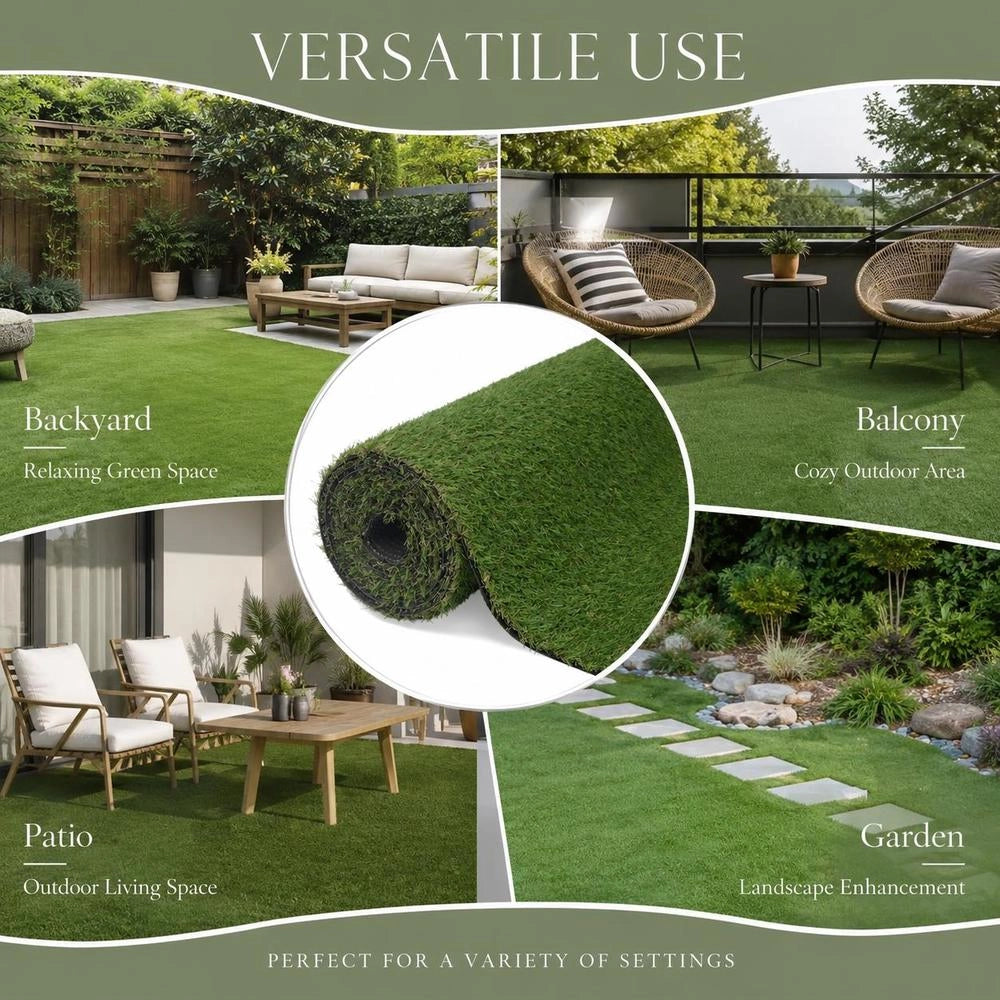 Artificial Turf 1x8 M / 20 Mm Green