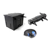 SunSun Kit PRO CBF per laghetti fino a 6000 litri con filtro biologico a camera, pompa di risalita professionale e UV-C
