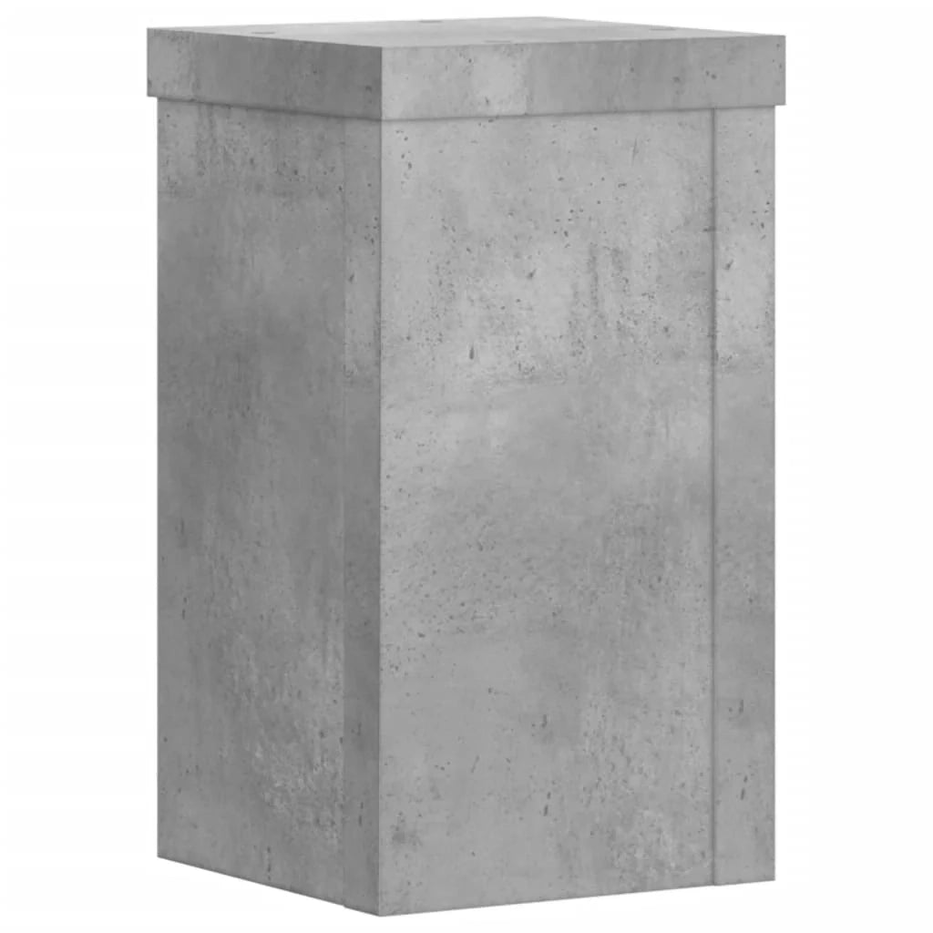 Portavasi mobili per fiori set da 2 legno ingegnerizzato grigio 02_0045335