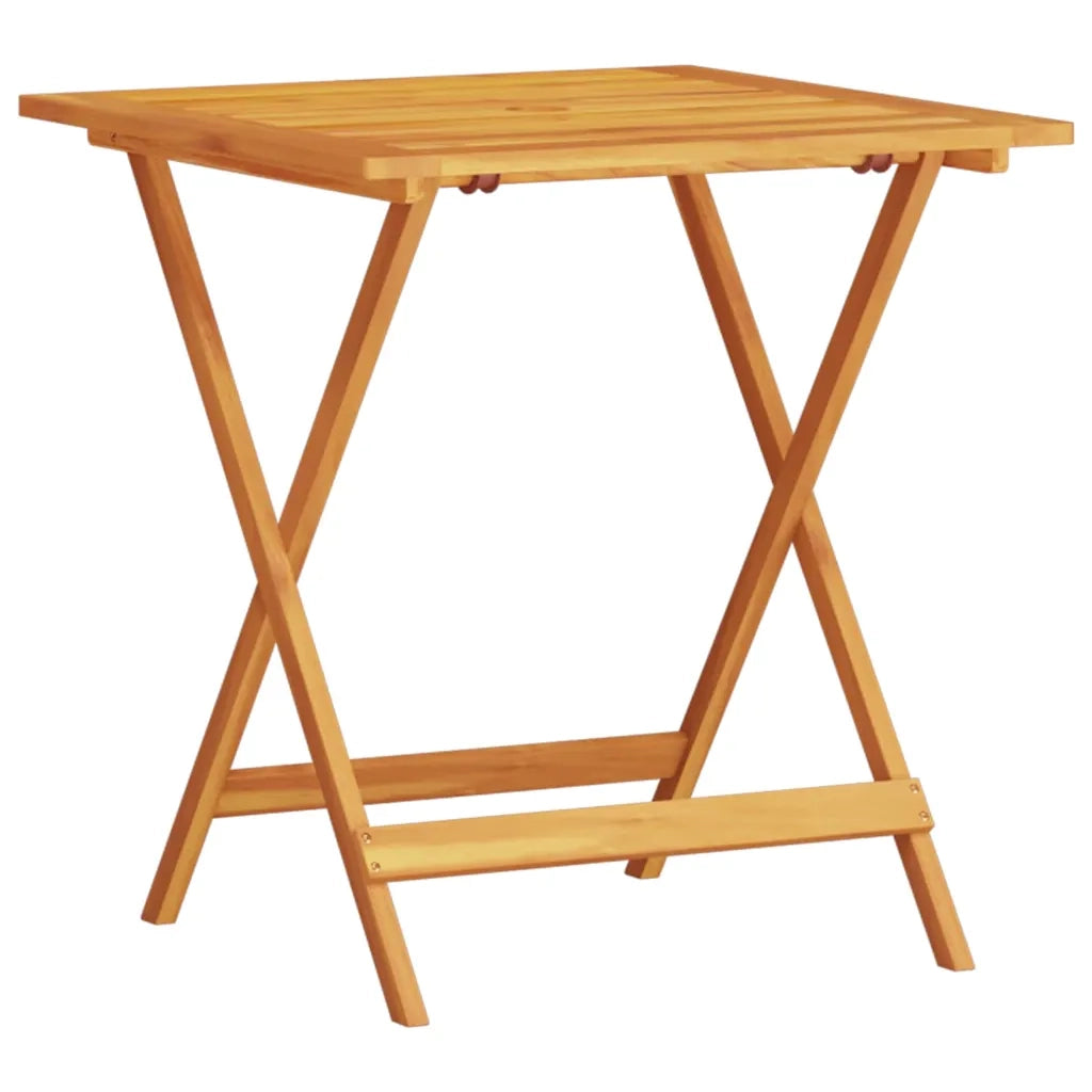 Set Bistro Pieghevole 3 pcs Marrone Legno di Acacia Massello 3375696