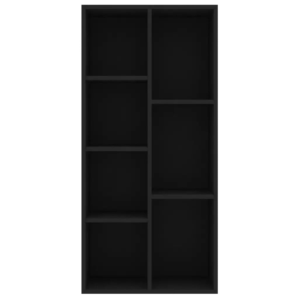 Libreria Nera 50x25x106 cm in Legno Multistrato 801108