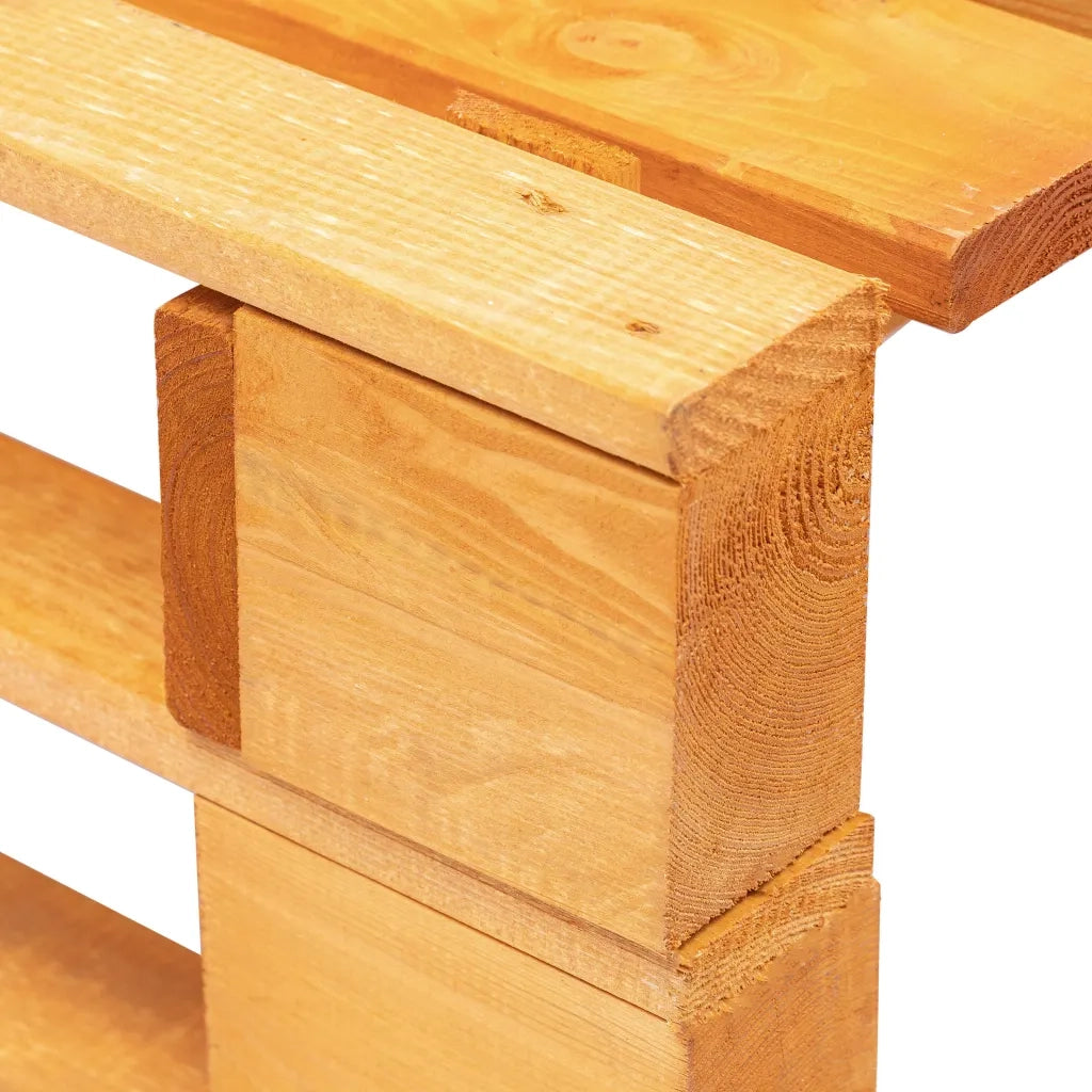 Ottomana da Giardino Pallet in Legno di Pino Impregnato Ambra 3066448