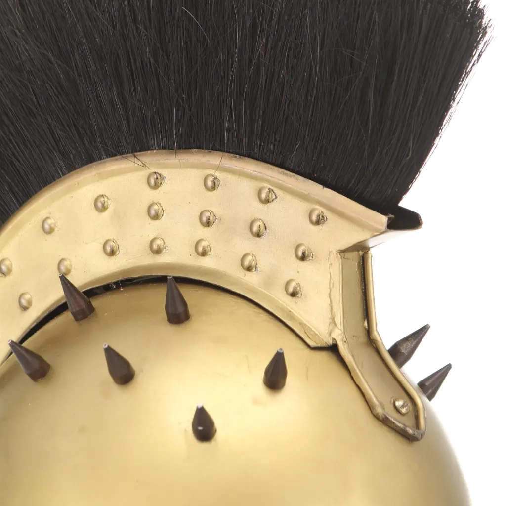 Elmo da Guerriero Greco Antico per LARP in Acciaio Ottone CFW8130603